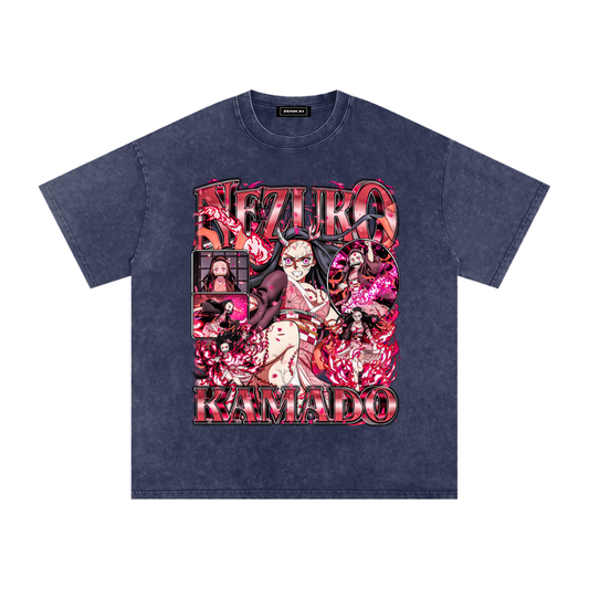 NEZUKO KAMADO VINTAGE TEE