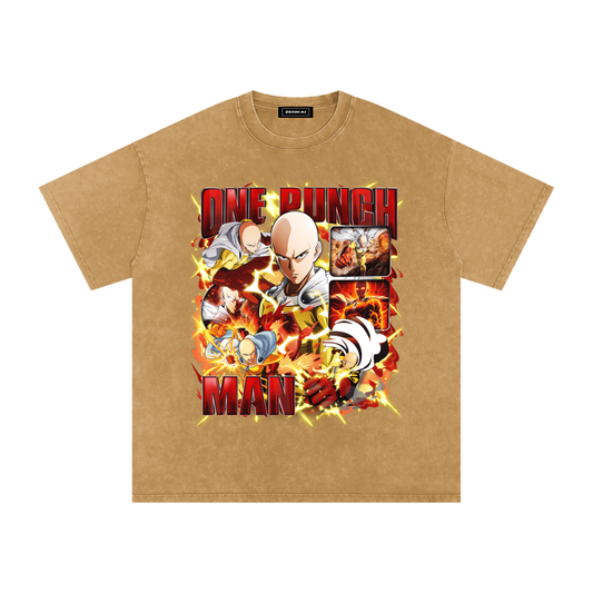 ONE PUNCHMAN VINTAGE WASHED TEE