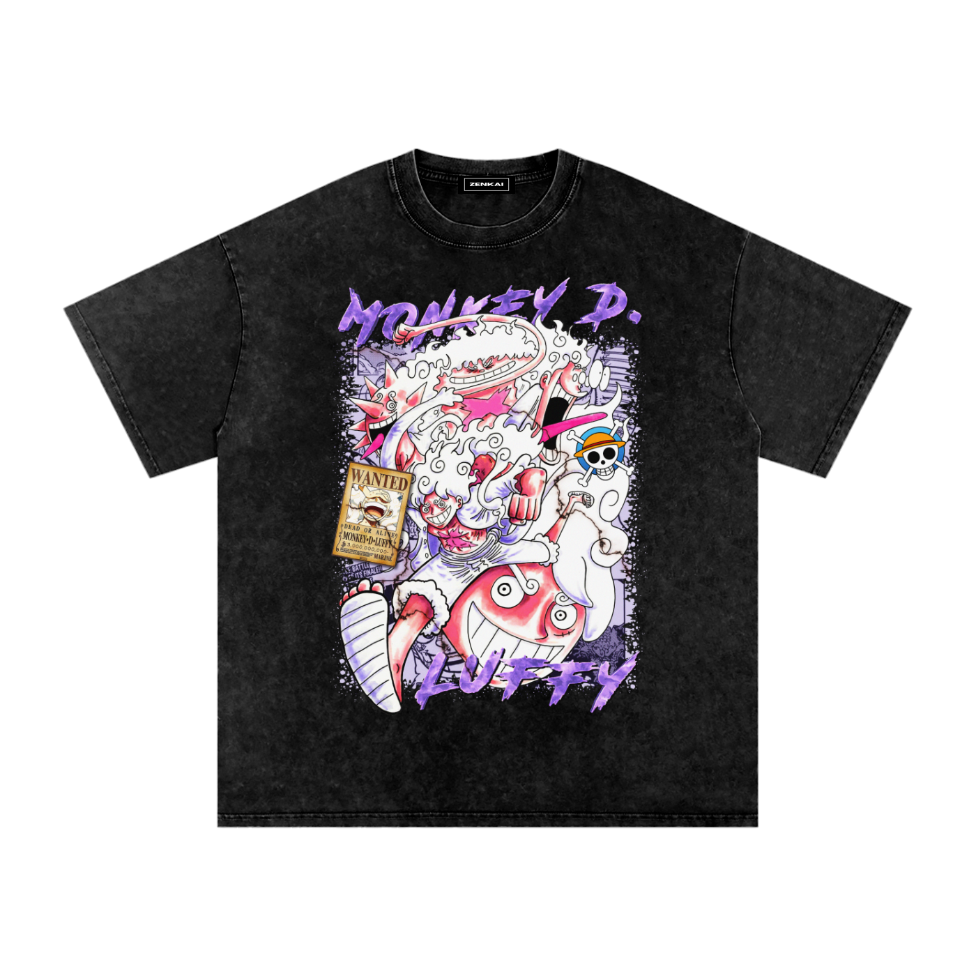 MONKEY D.LUFFY  VINTAGE WASHED TEE