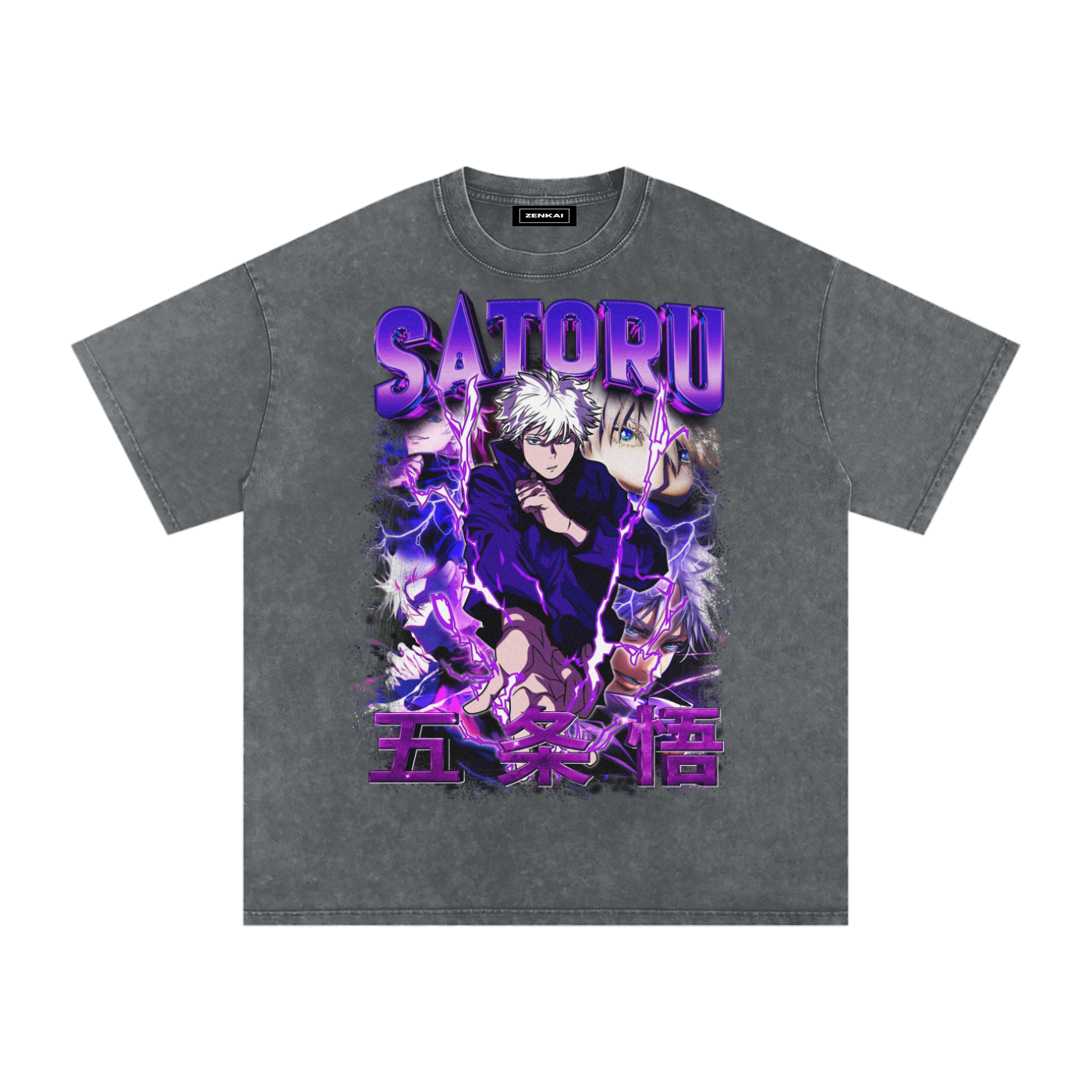 SATORU GOJO VINTAGE WASHED TEE