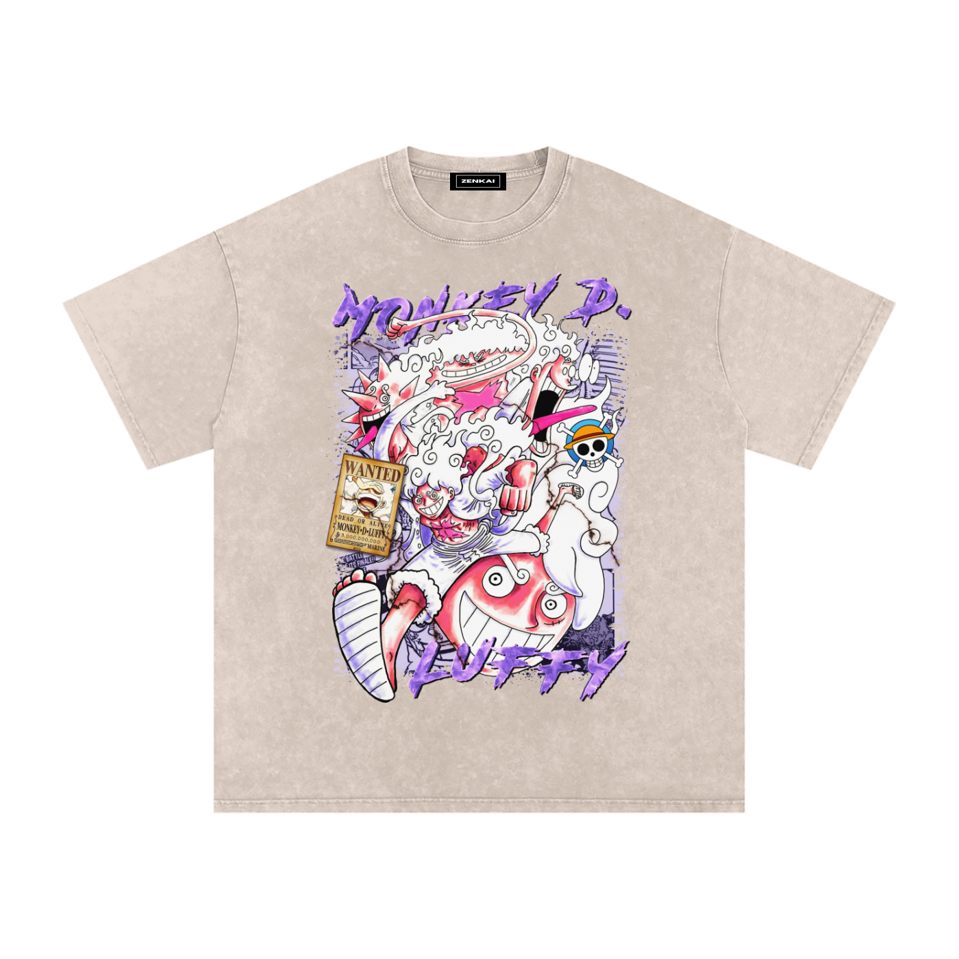 MONKEY D.LUFFY  VINTAGE WASHED TEE