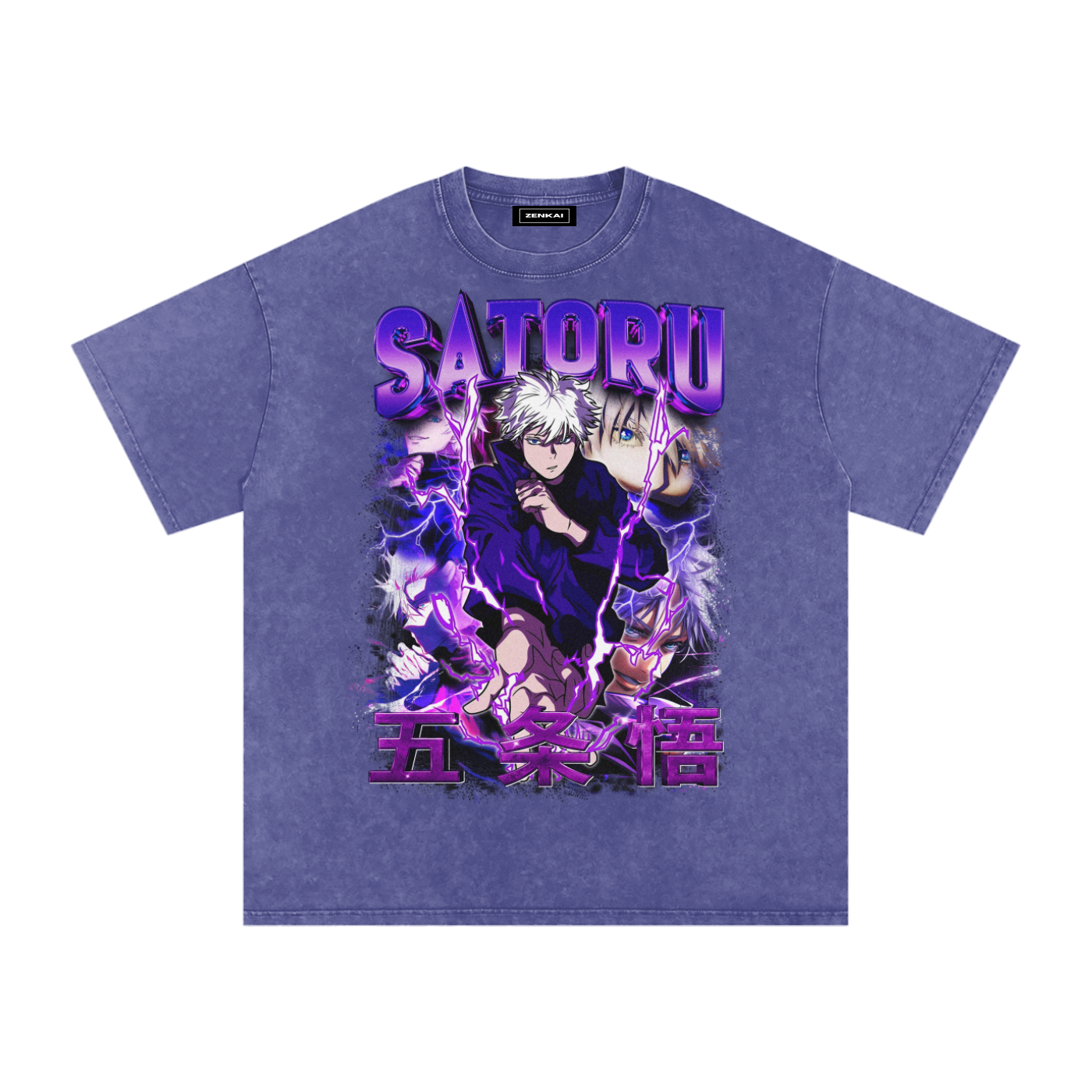 SATORU GOJO VINTAGE WASHED TEE