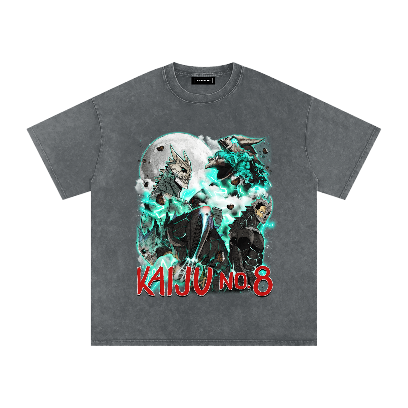 KAIJU NO.08 VINTAGE WASHED TEE