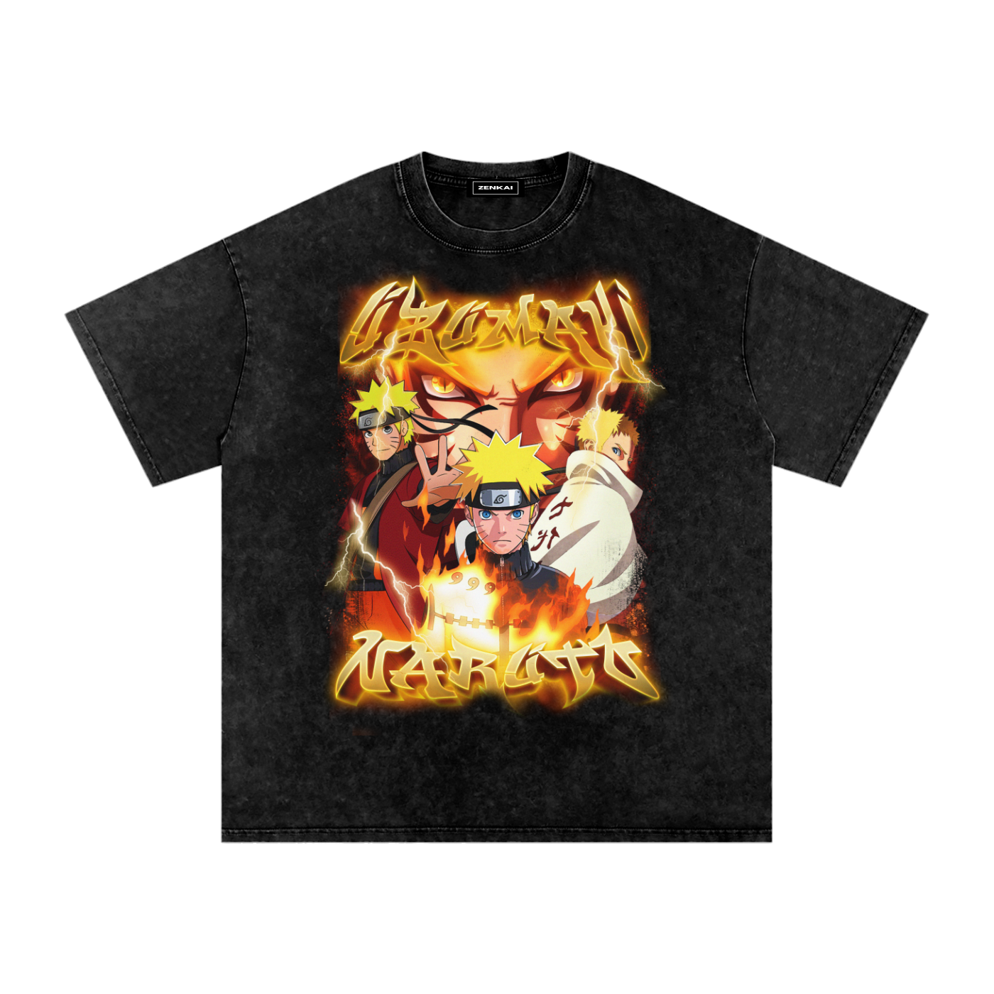 UZUMAKI NARUTO VINTAGE WASHED TEE