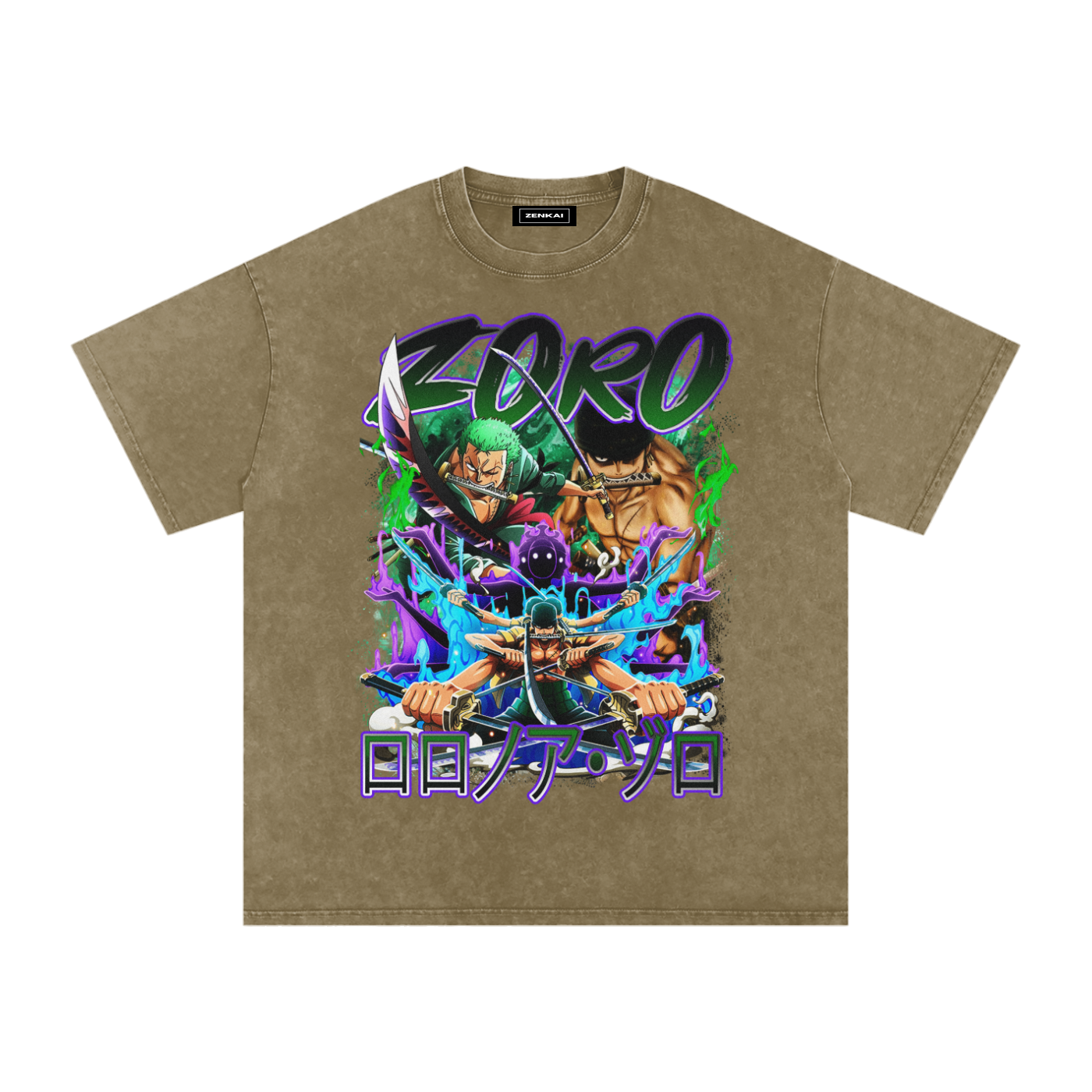 ZORO VINTAGE WASHED TEE