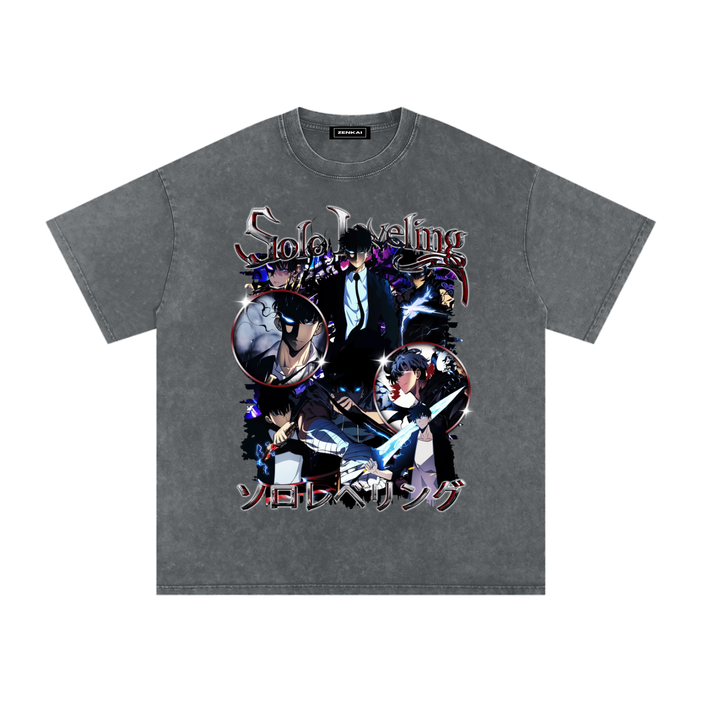 SOLO LEVELING VINTAGE WASHED TEE