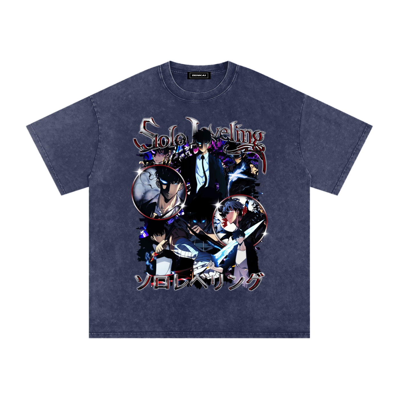 SOLO LEVELING VINTAGE WASHED TEE