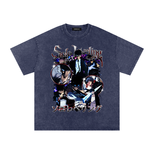 SOLO LEVELING VINTAGE WASHED TEE