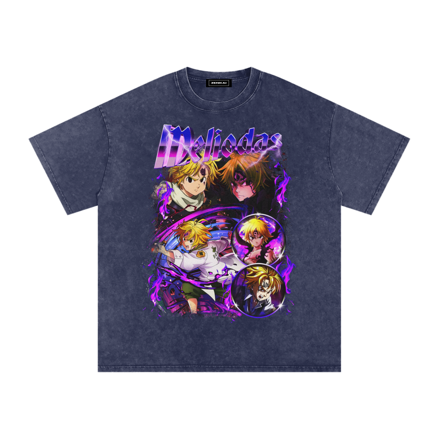 MELIODAS VINTAGE WASHED TEE