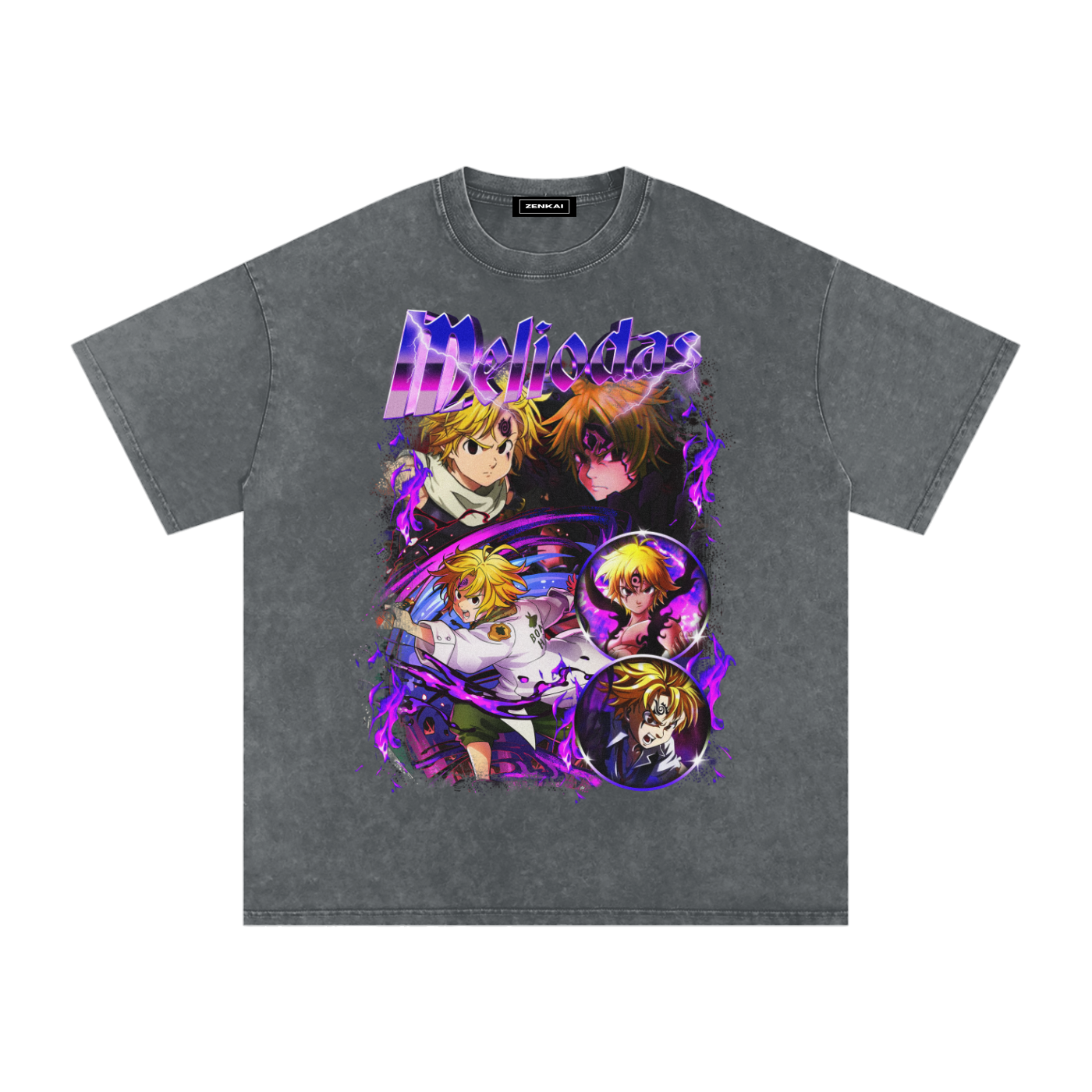 MELIODAS VINTAGE WASHED TEE