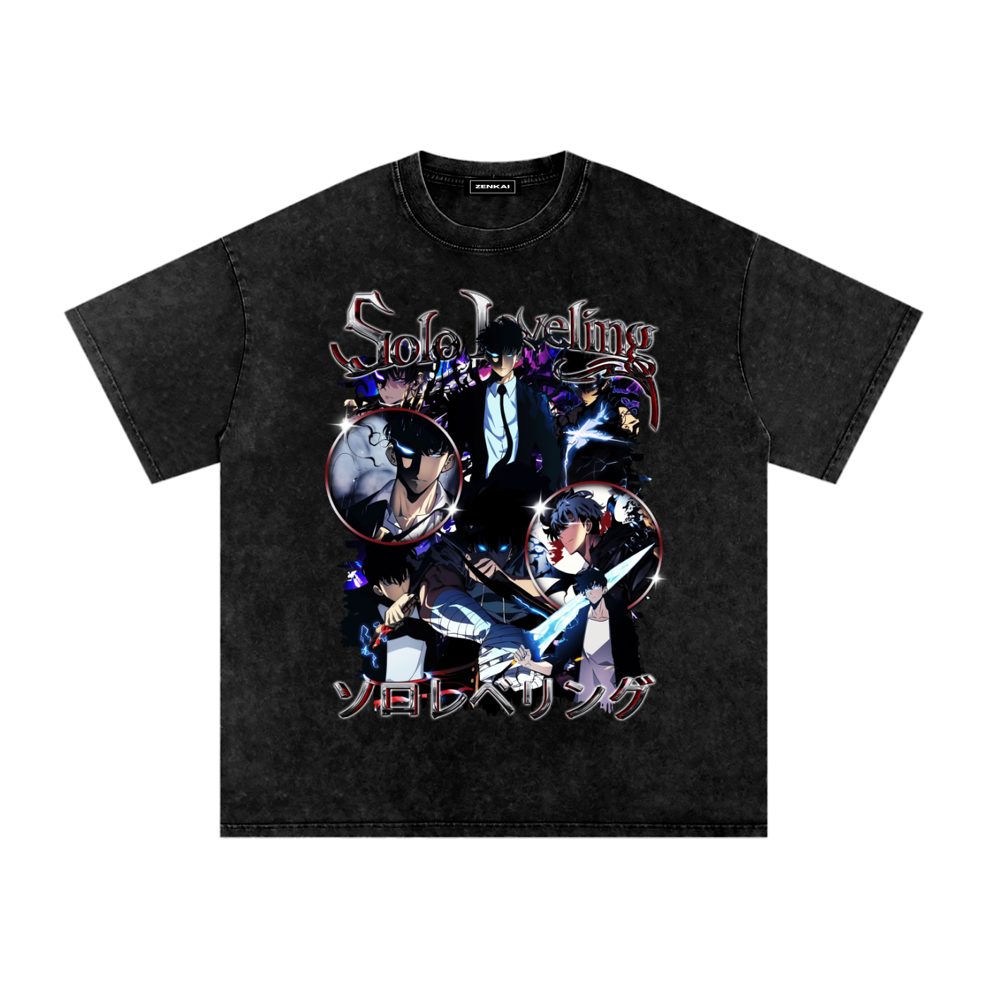 SOLO LEVELING VINTAGE WASHED TEE