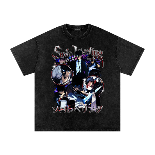 SOLO LEVELING VINTAGE WASHED TEE