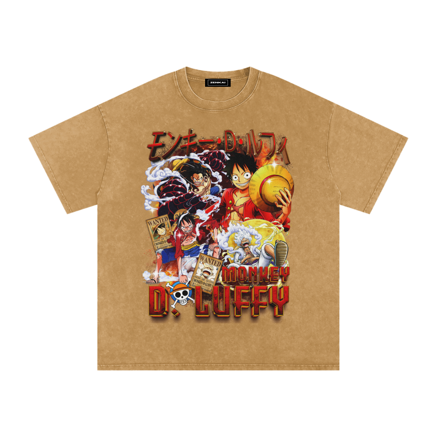 MONKEY D.LUFFY VINTAGE WASHED TEE
