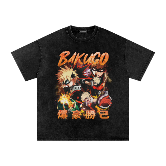 BAKUGO VINTAGE WASHED TEE