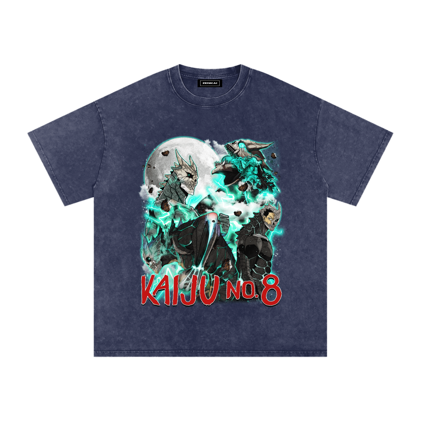 KAIJU NO.08 VINTAGE WASHED TEE