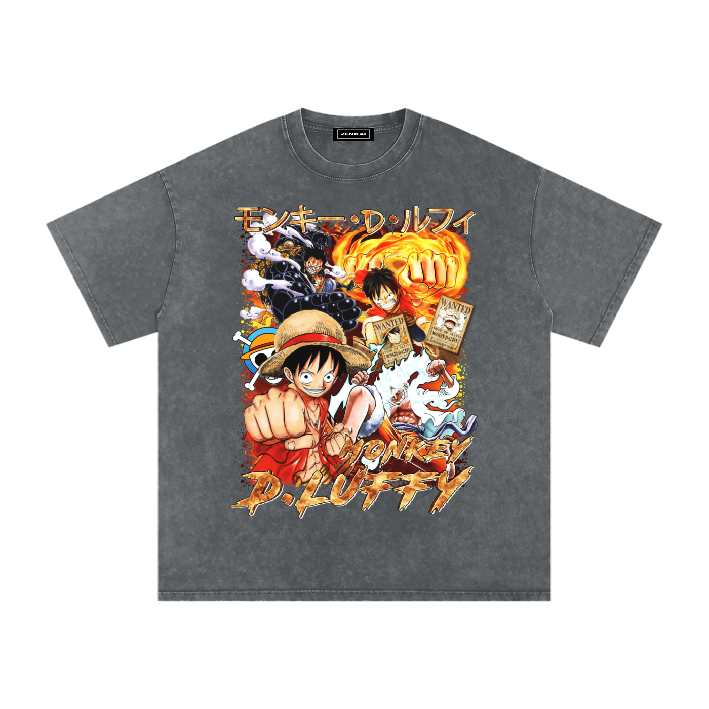 MONKEY D.LUFFY VINTAGE WASHED TEE