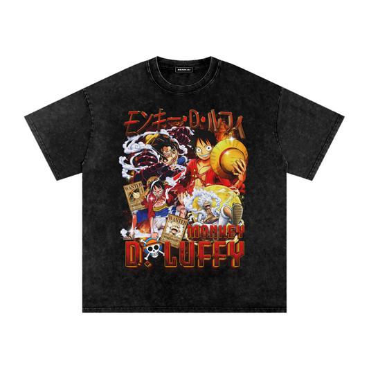 MONKEY D.LUFFY VINTAGE WASHED TEE
