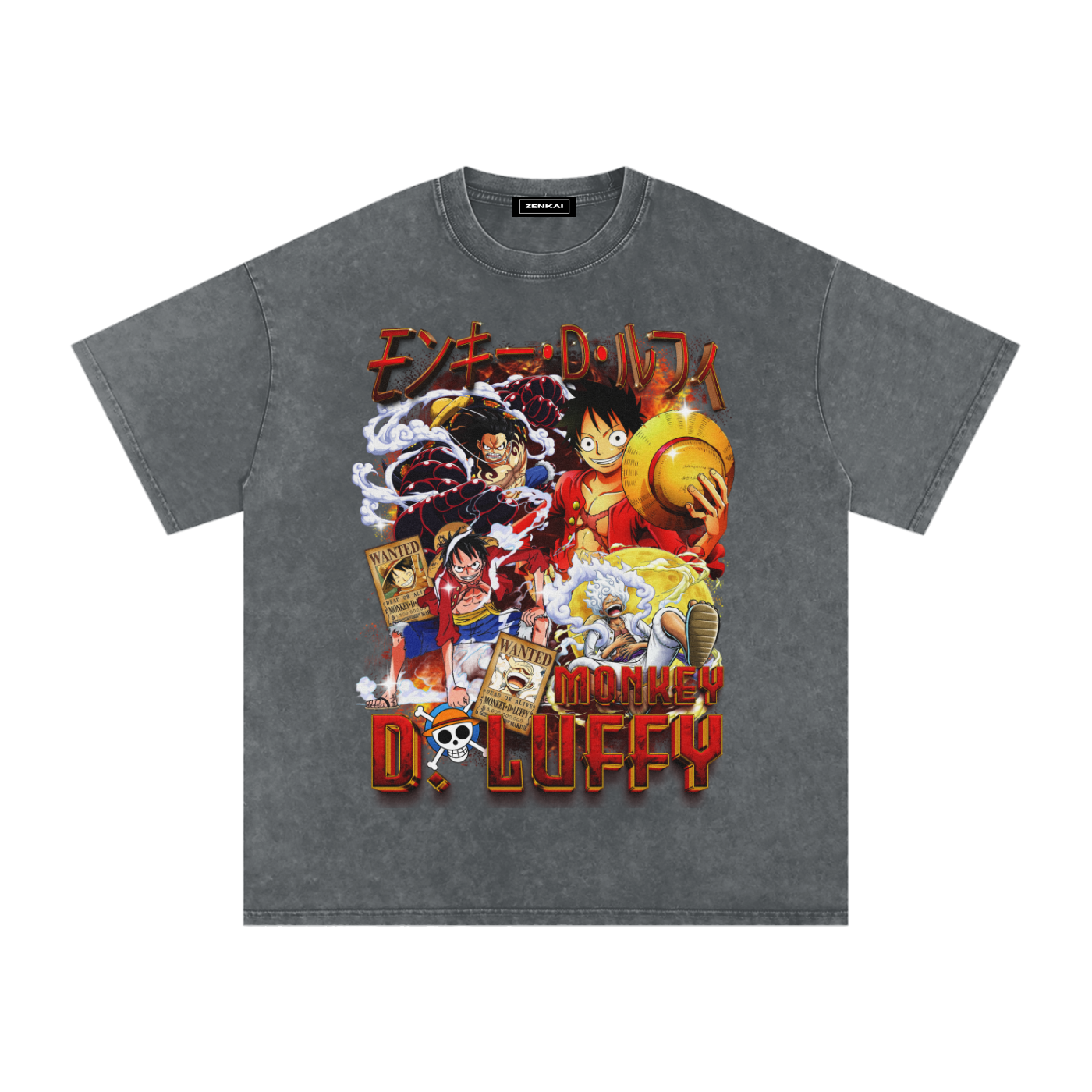 MONKEY D.LUFFY VINTAGE WASHED TEE
