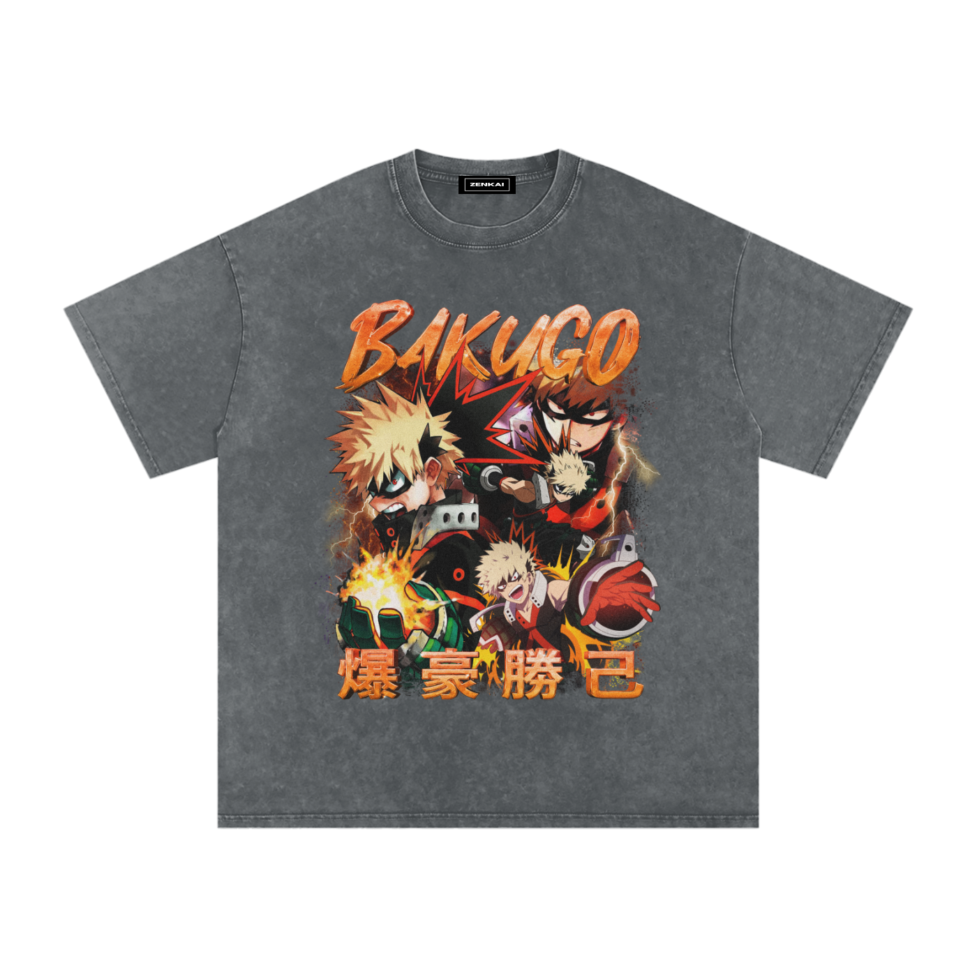 BAKUGO VINTAGE WASHED TEE
